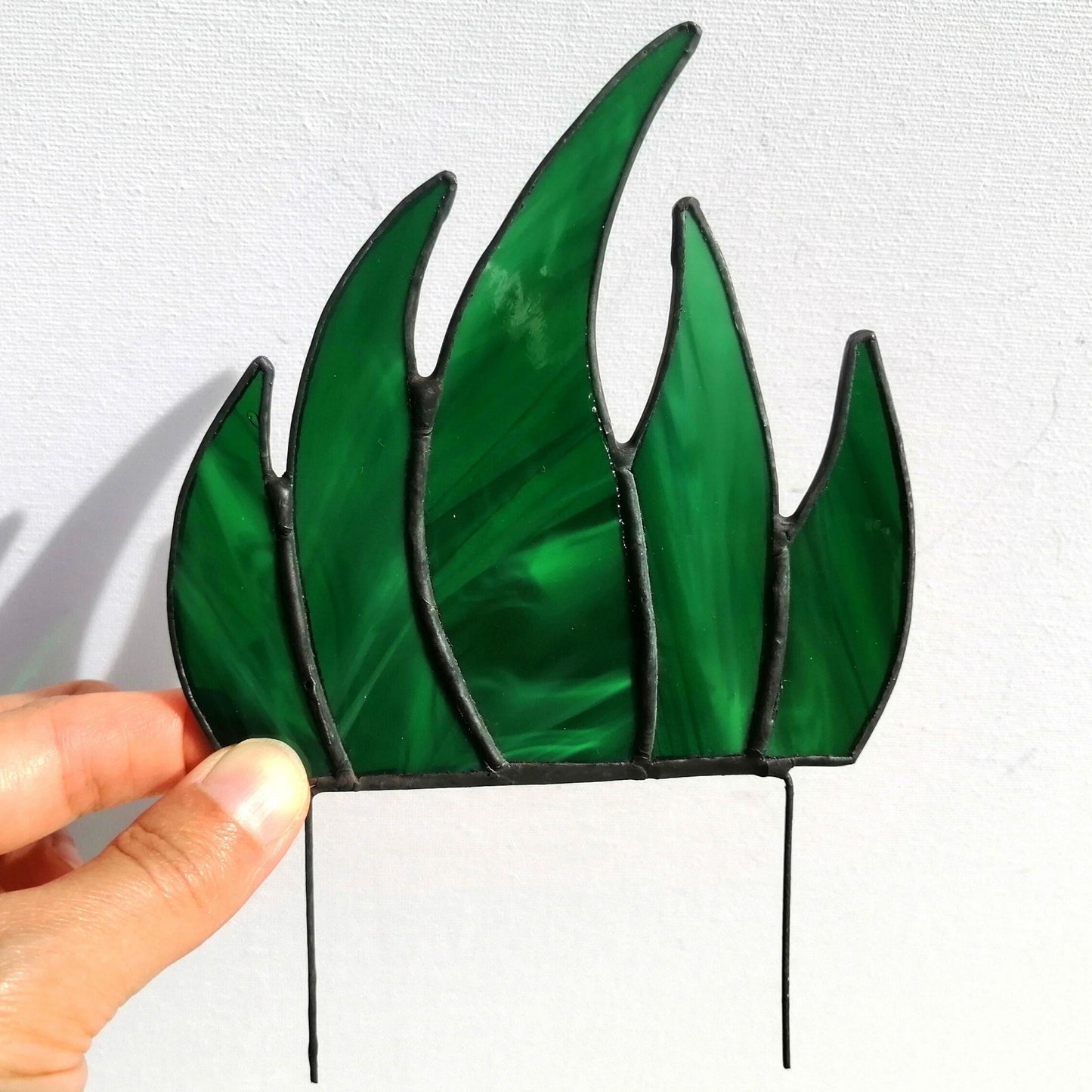 Aloe Vera Stained Glass Succulent Stake Plant Only