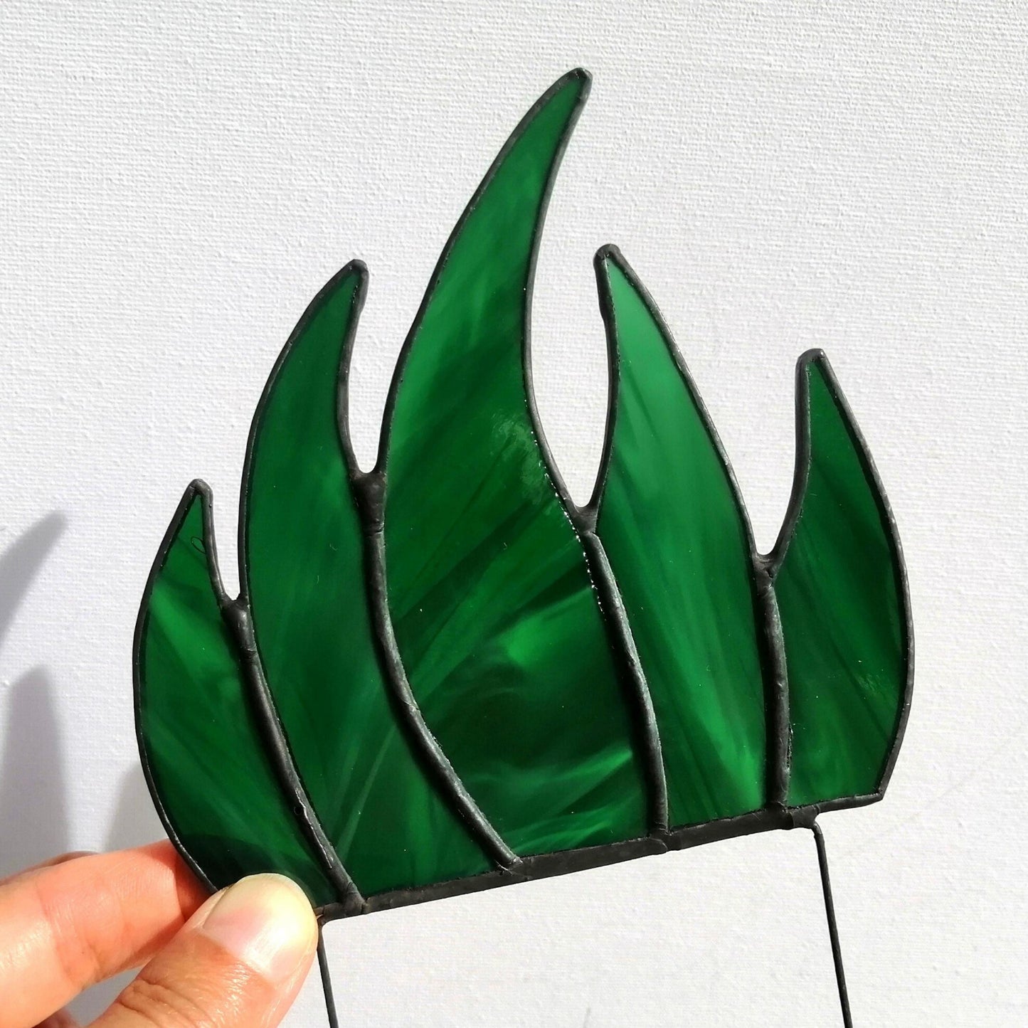 Aloe Vera Stained Glass Succulent Stake Plant Only