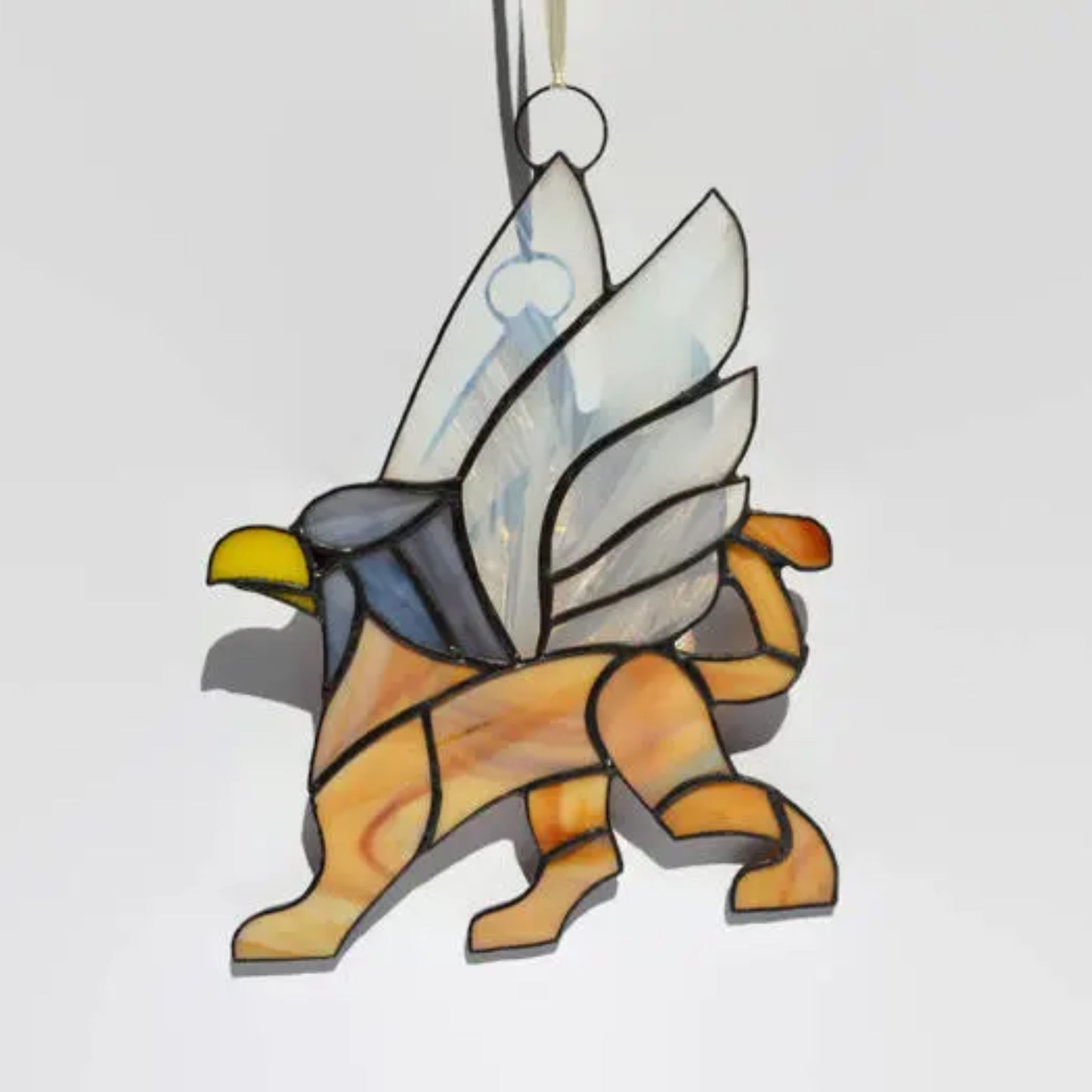 Gryphon Stained Glass Suncatcher