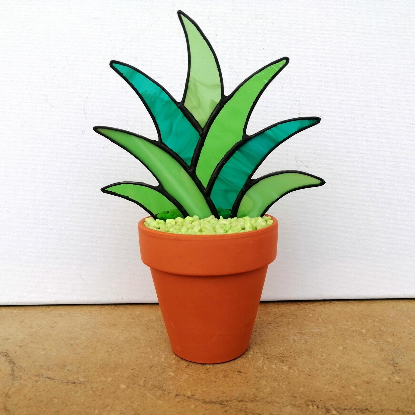 Agave Stained Glass Succulent Stake PLANT ONLY