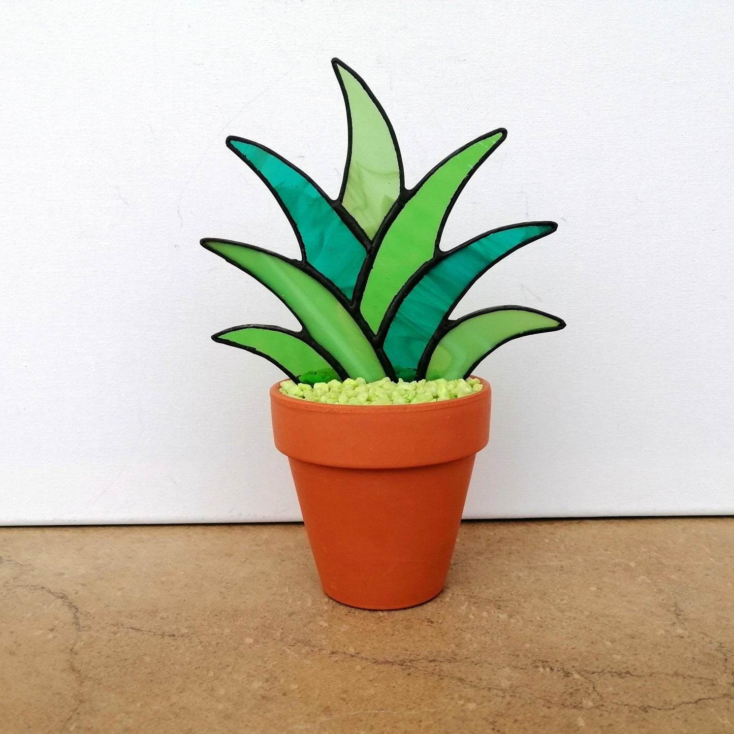 Agave Stained Glass Succulent Stake PLANT ONLY