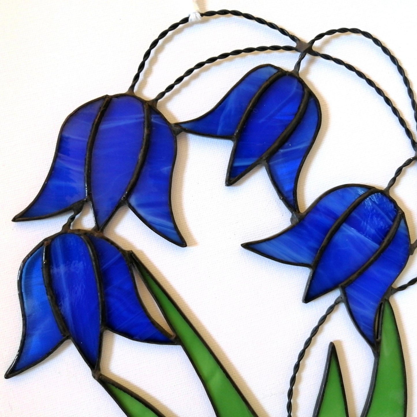 Bluebells Bouquet Stained Glass Flowers Suncatcher