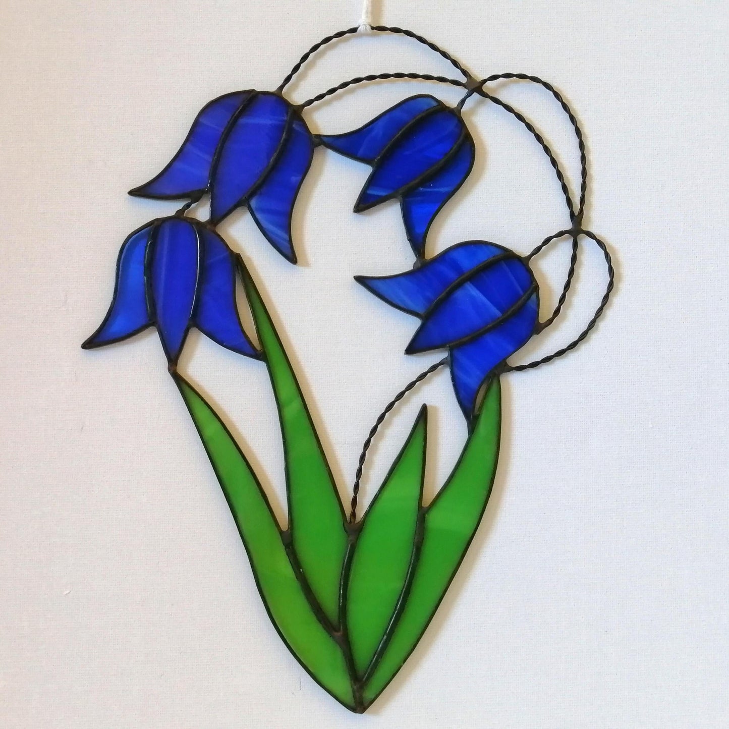 Bluebells Bouquet Stained Glass Flowers Suncatcher