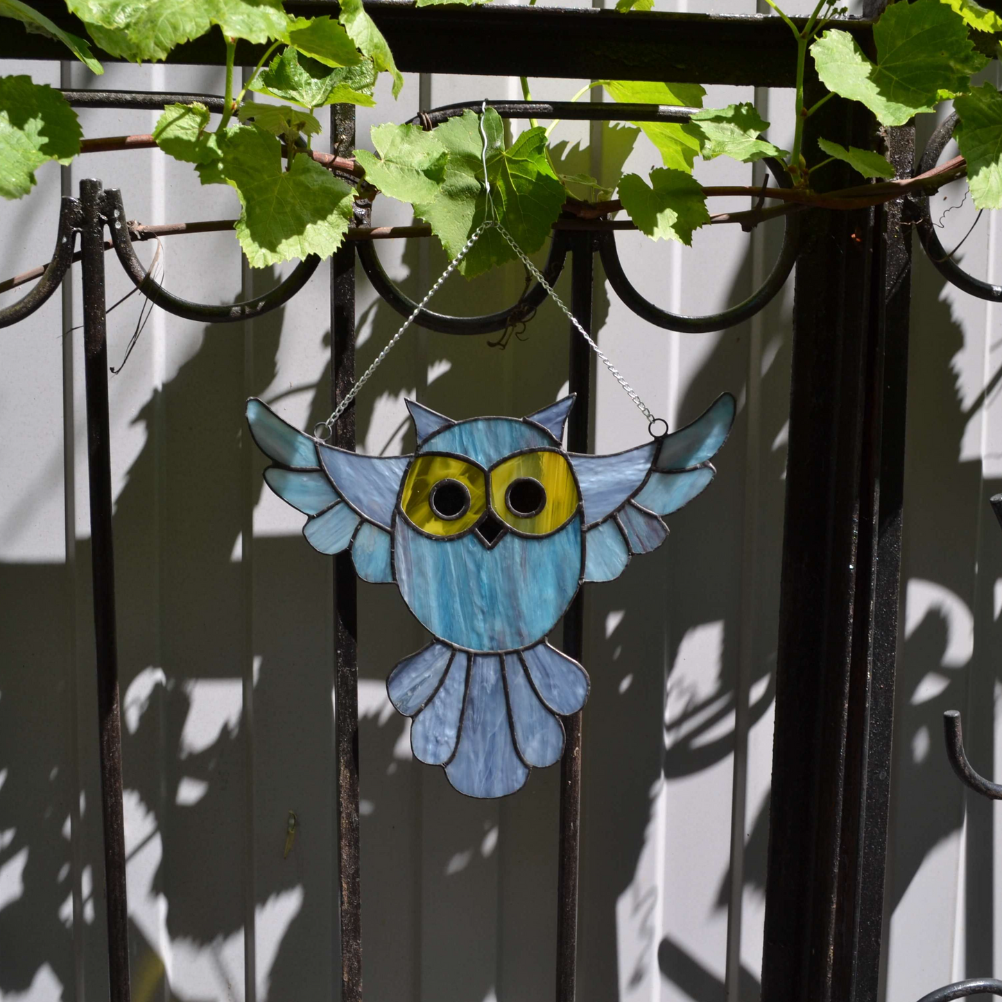 Stained Glass Owl Suncatcher