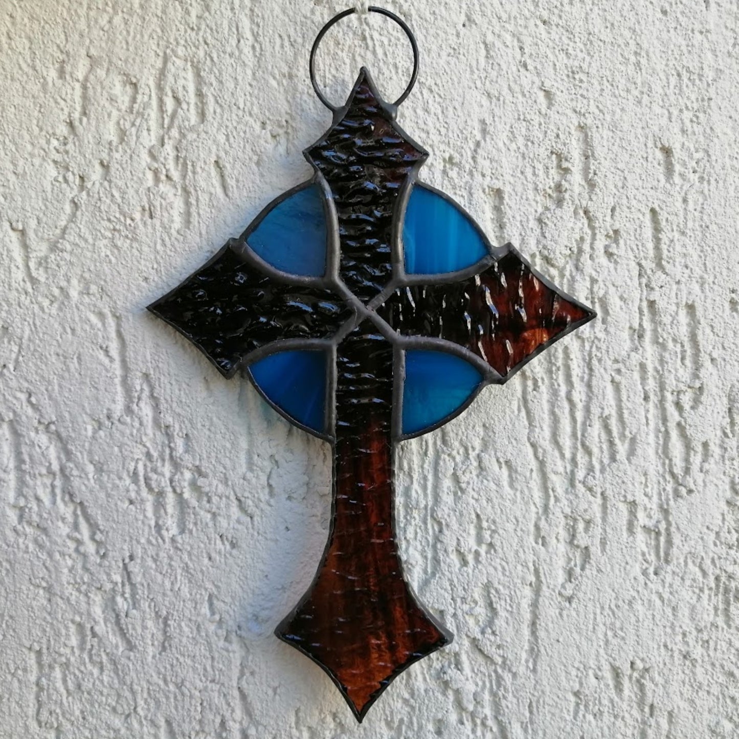 Small Cross Stained Glass Suncatcher