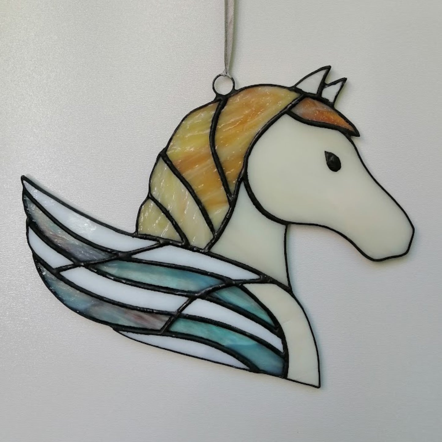 Pegasus Stained Glass Suncatcher Window Hanging