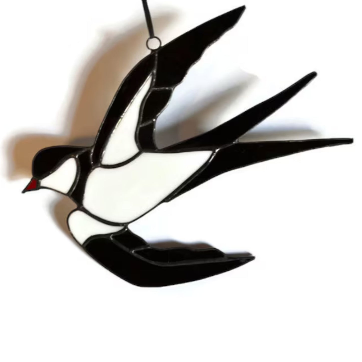 Stained Glass Swallow Suncatcher