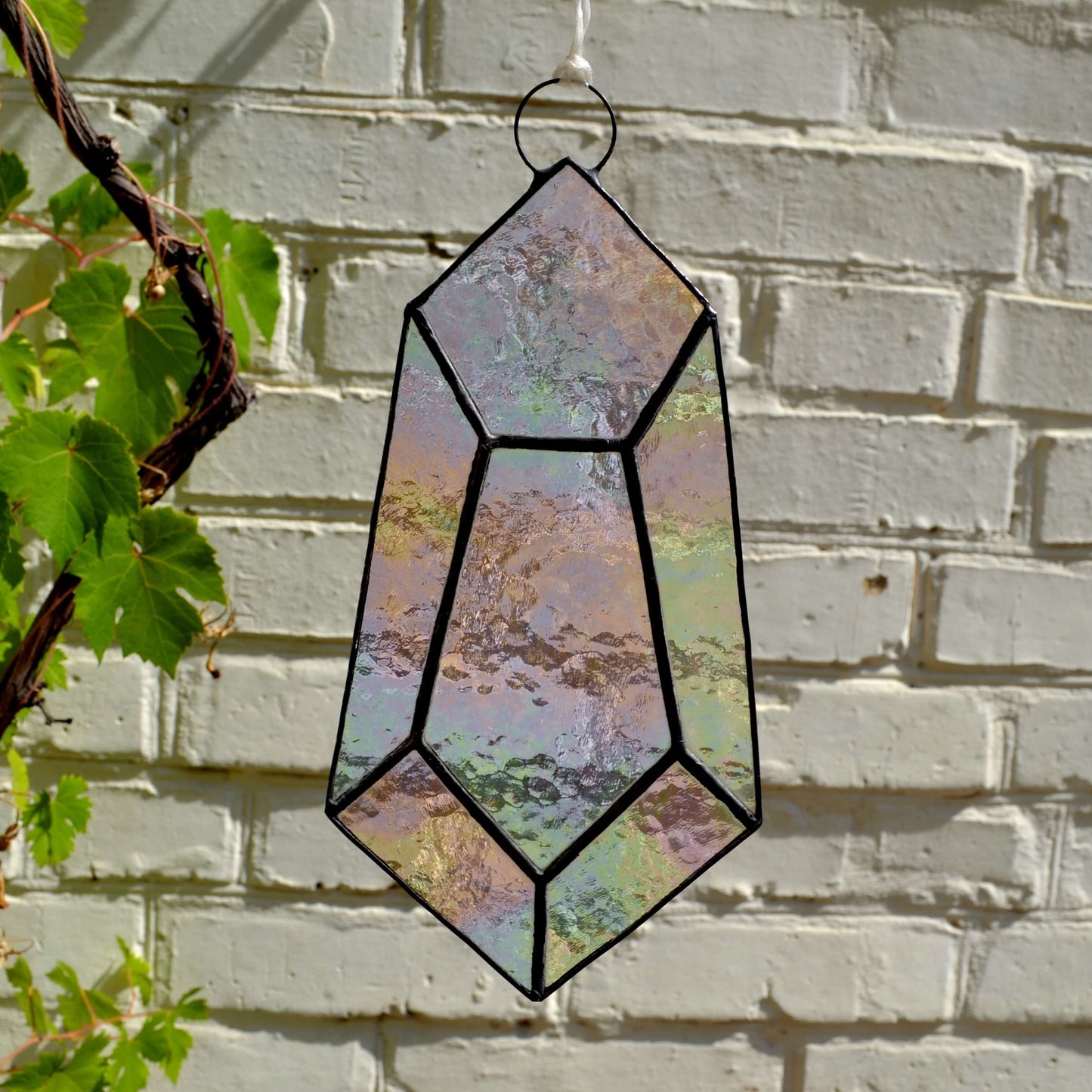 Rainbow Stained Glass Crystal Suncatcher