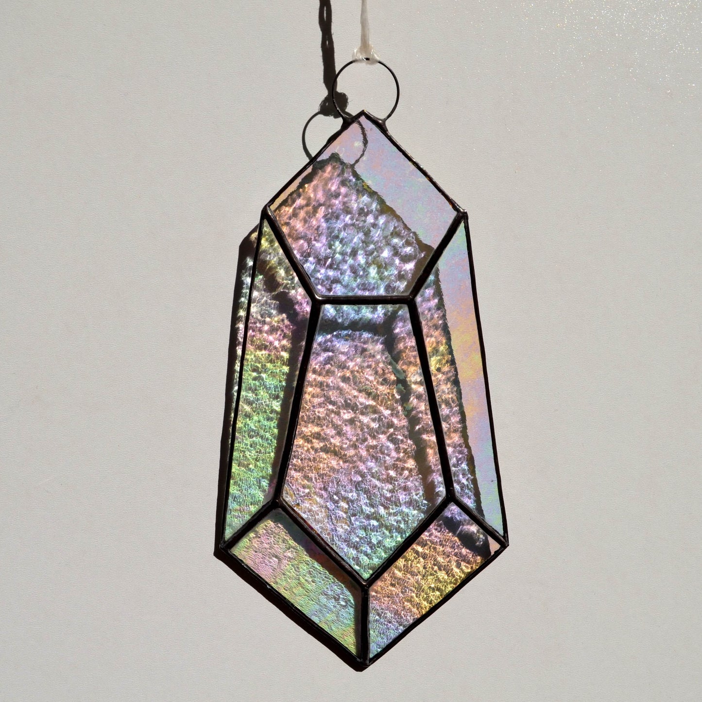 Rainbow Stained Glass Crystal Suncatcher