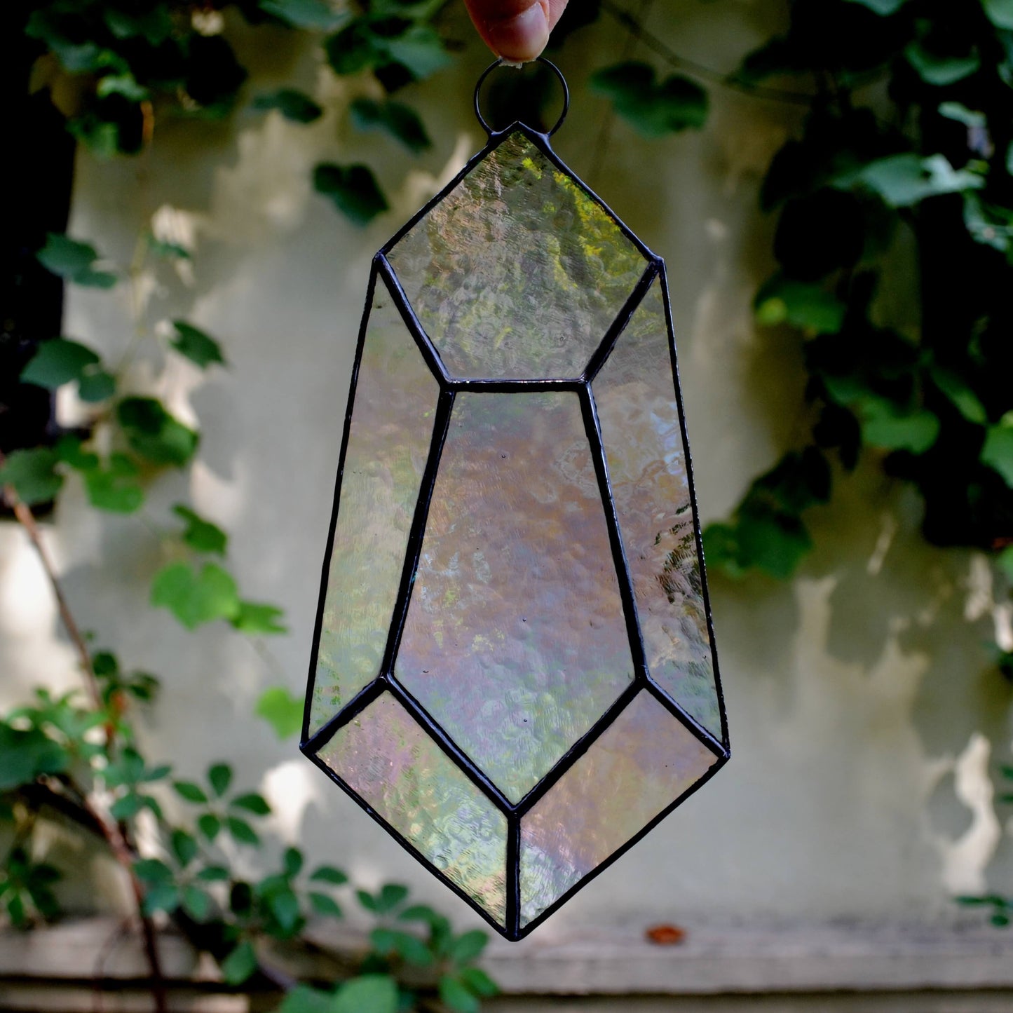 Rainbow Stained Glass Crystal Suncatcher