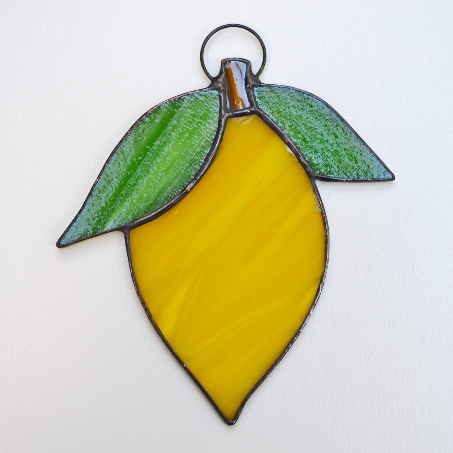 Stained Glass Lemon Suncatcher