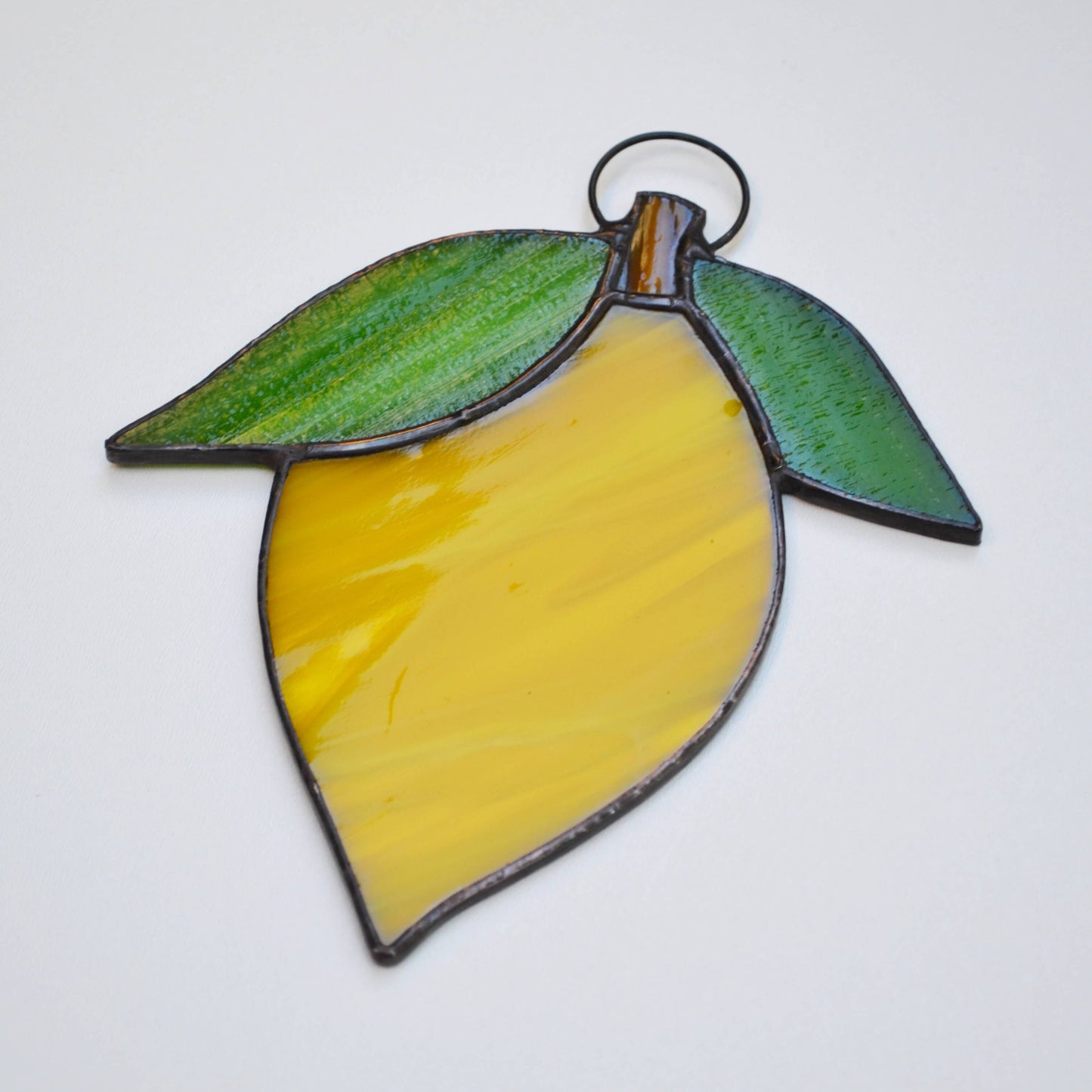 Stained Glass Lemon Suncatcher