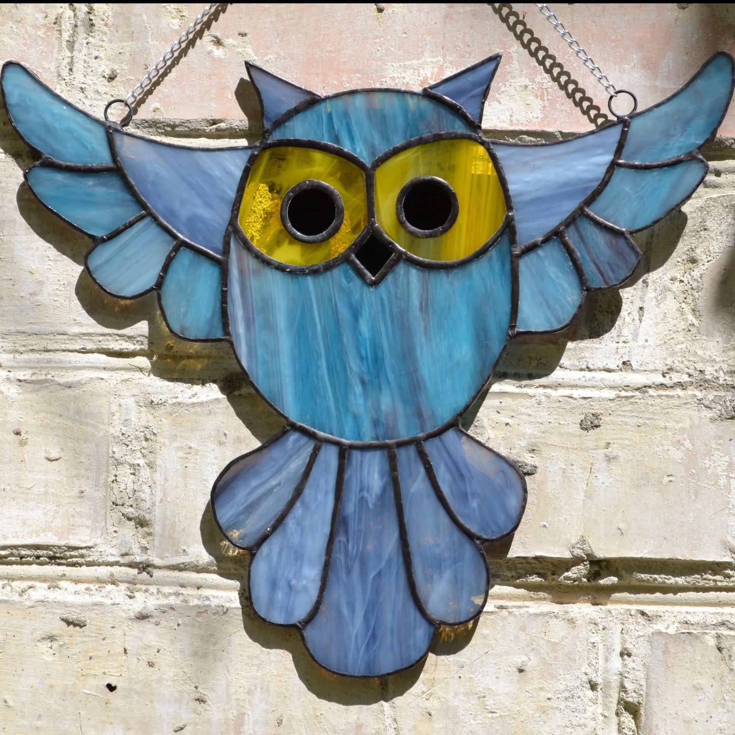 Stained Glass Owl Suncatcher