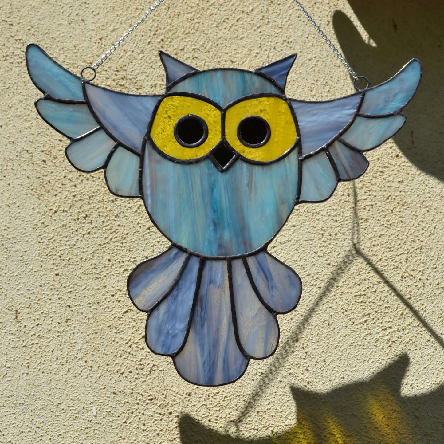 Stained Glass Owl Suncatcher