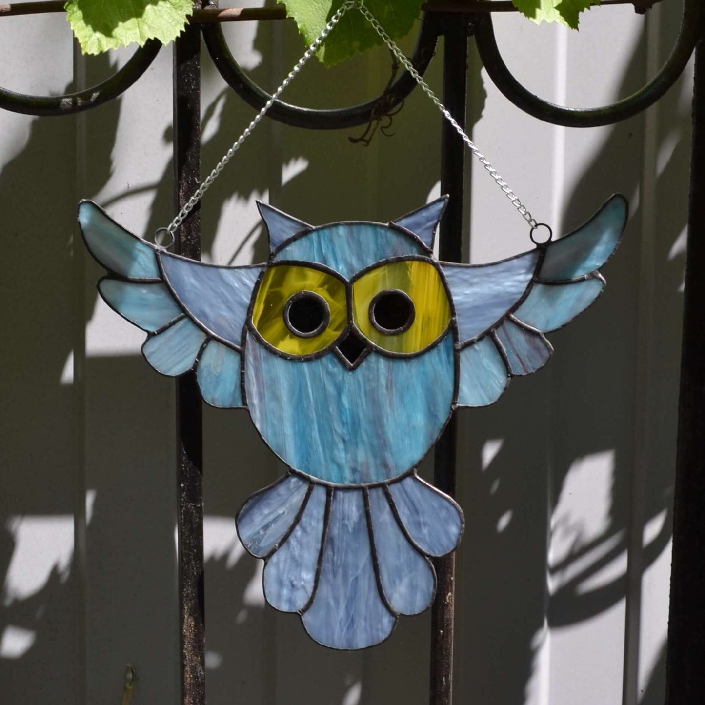 Stained Glass Owl Suncatcher