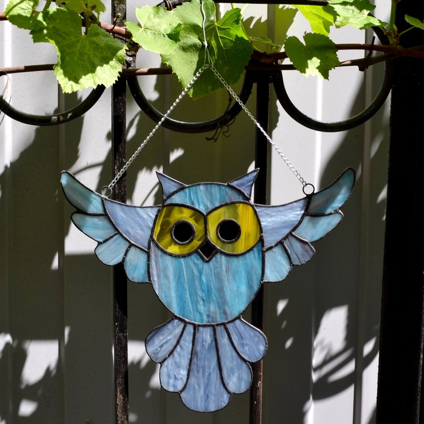 Stained Glass Owl Suncatcher