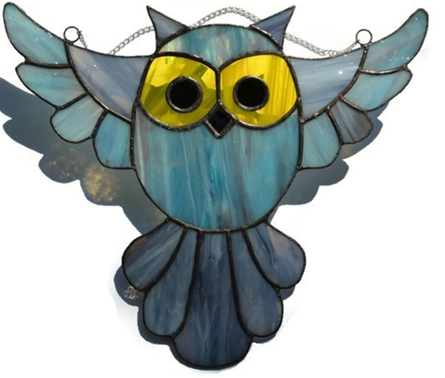 Stained Glass Owl Suncatcher